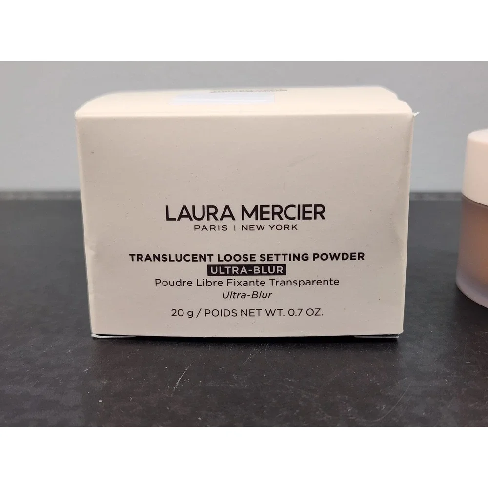 Laura Mercier Ultra-Blur Translucent Loose Setting Powder Medium Deep .7 Oz NEW